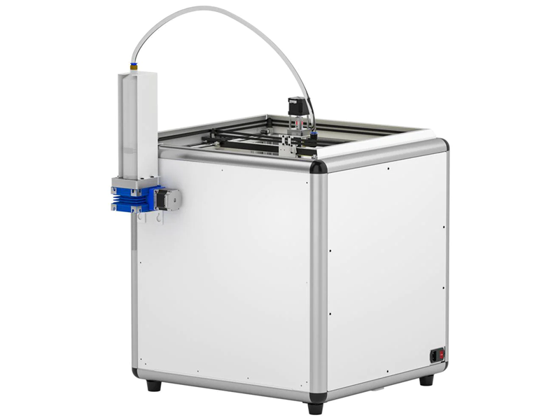 A impressora Moore 3 Pro com sistema de alimentação automática